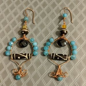 Artisan Copper Earrings